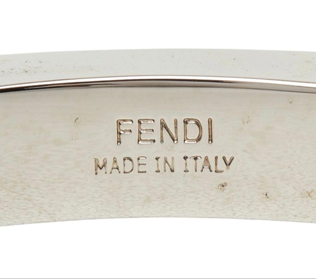 Fendi Calfskin Bangle Bracelet — view 4