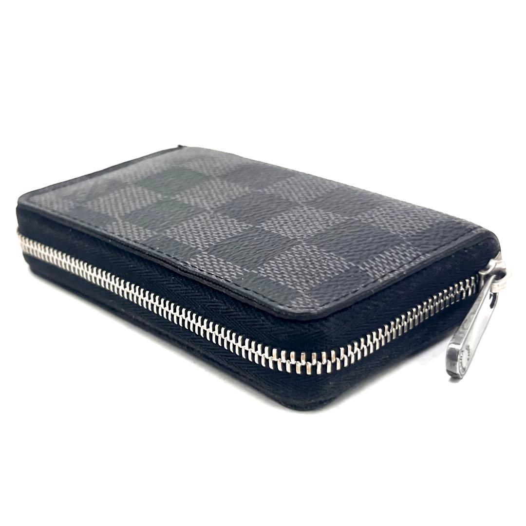 Louis Vuitton Damier Graffit Zippy Coin Purse Noir — view 5