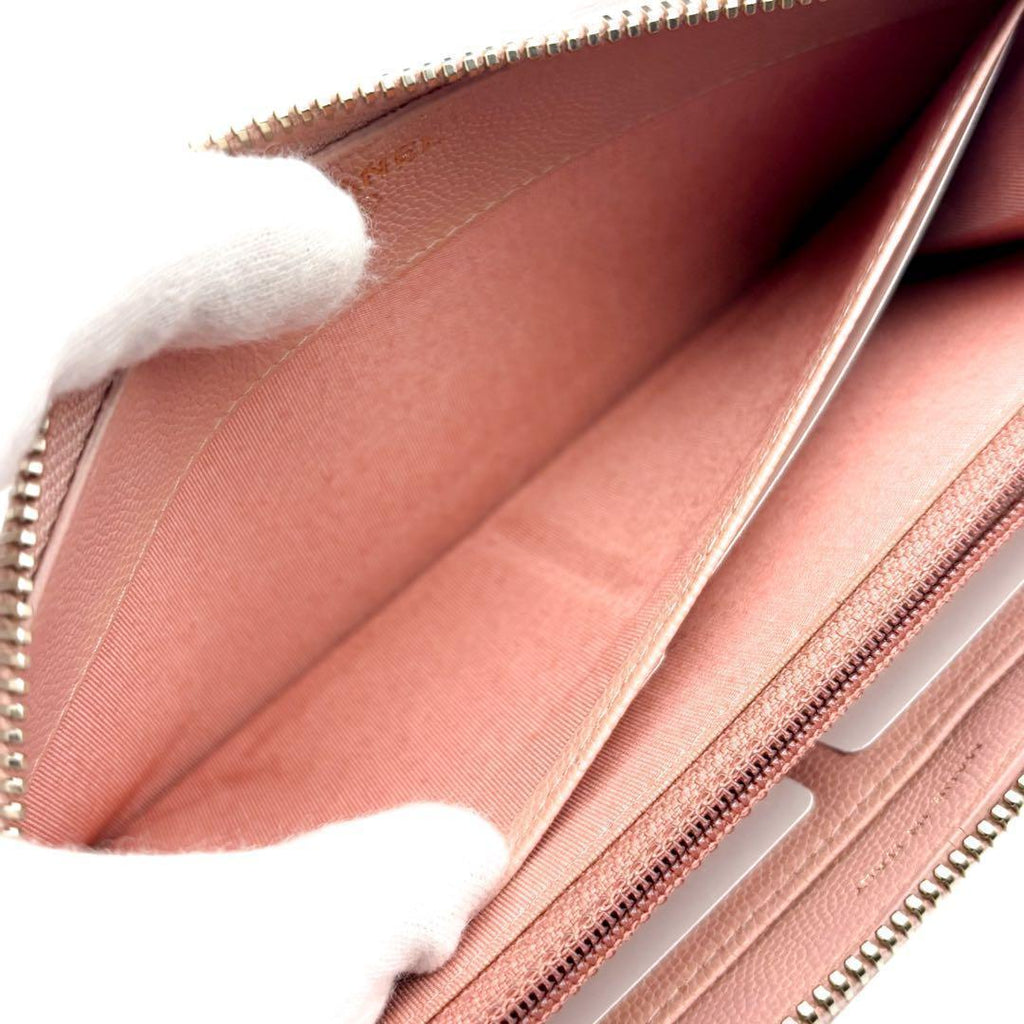 Chanel Wallet Camellia Caviar Round — view 5