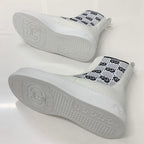 Gucci GG Supreme Leather Logo Side Gore Boots White — view 7