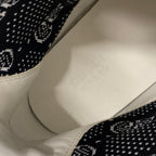 Gucci GG Supreme Leather Logo Side Gore Boots White — view 8