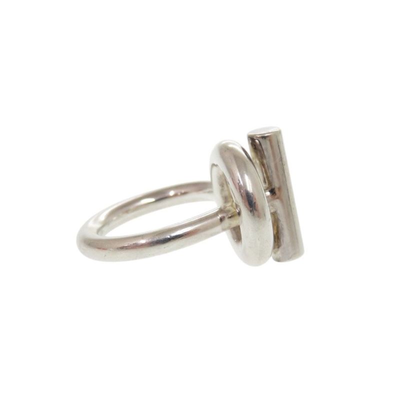 Hermes Echappe Silver 925 48 55 Ring 1387 — view 5