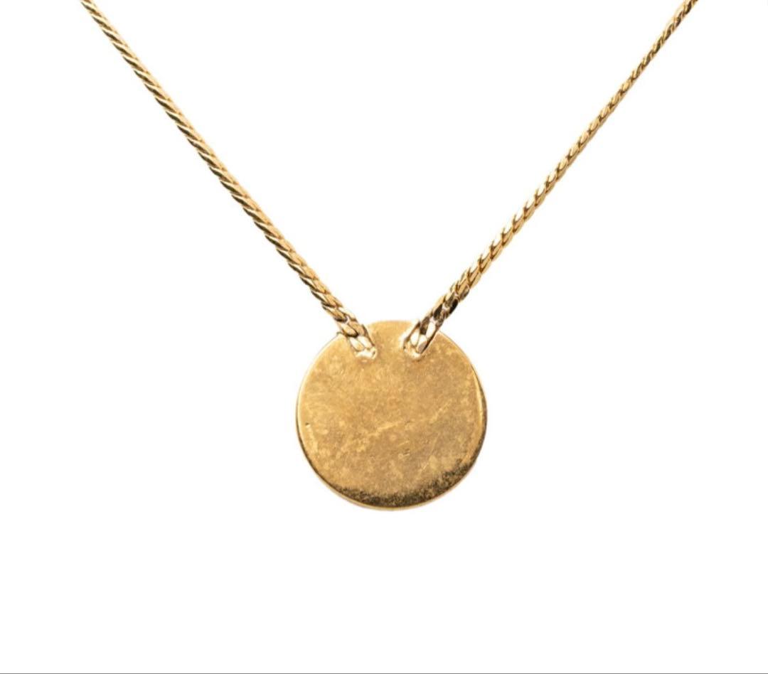 Dior Logo Pendant Gold Black — view 3