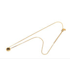 Dior Logo Pendant Gold Black — view 5