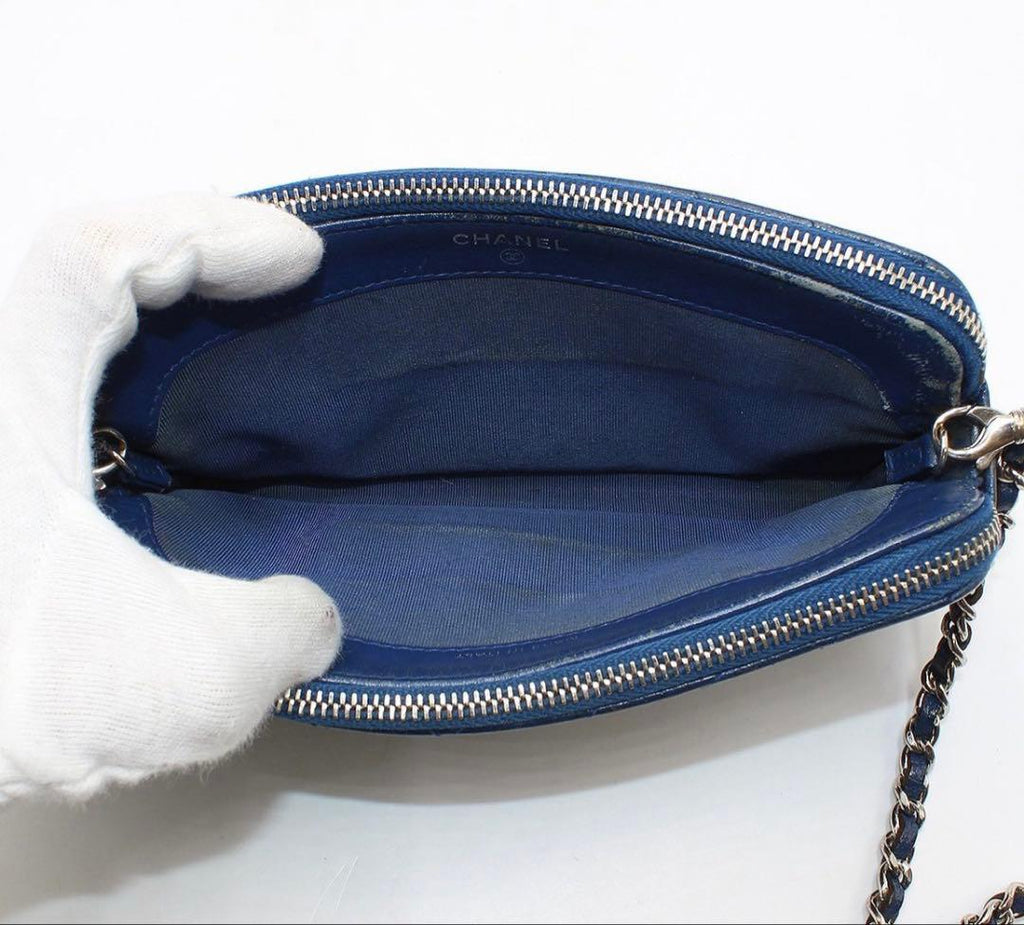 Chanel Caviar Leather Stitch Chain — view 7