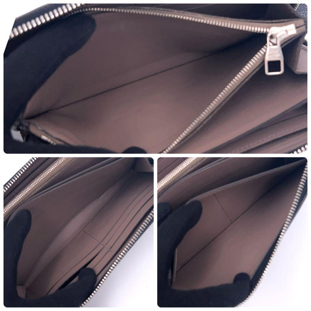 Louis Vuitton Taurillon Portefeuille Comet Wallet Black — view 5