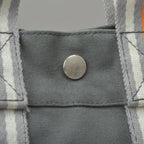 Hermes Ginza Store Limited Fourre Tout PM Handbag Canvas Gray Tote — view 7