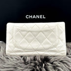 Chanel Wallet Quilted Caviar Trifold — view 3