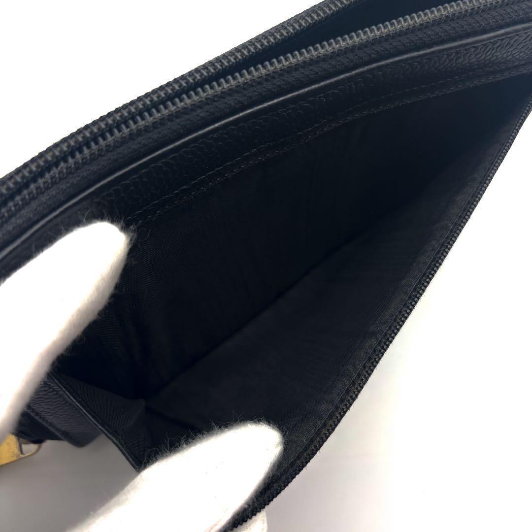 Chanel Wallet Coco Stitch Caviar Round Zip — view 8