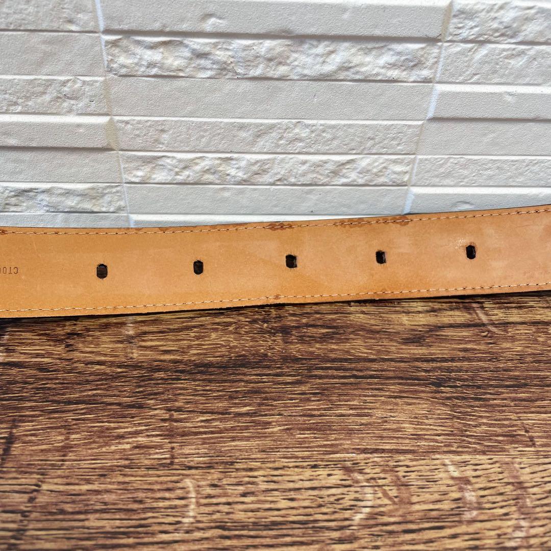 Louis Vuitton Monogram Leather Ceinture Belt Silver Brown — view 7