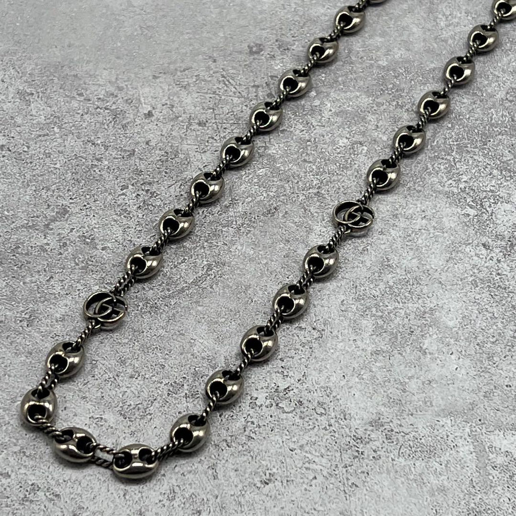 Gucci GG Marmont Anchor Twist Necklace
