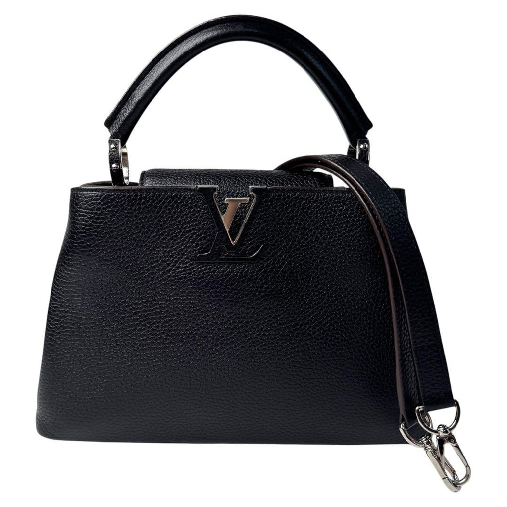 Louis Vuitton Capucines BB Shoulder Handbag Black — view 2