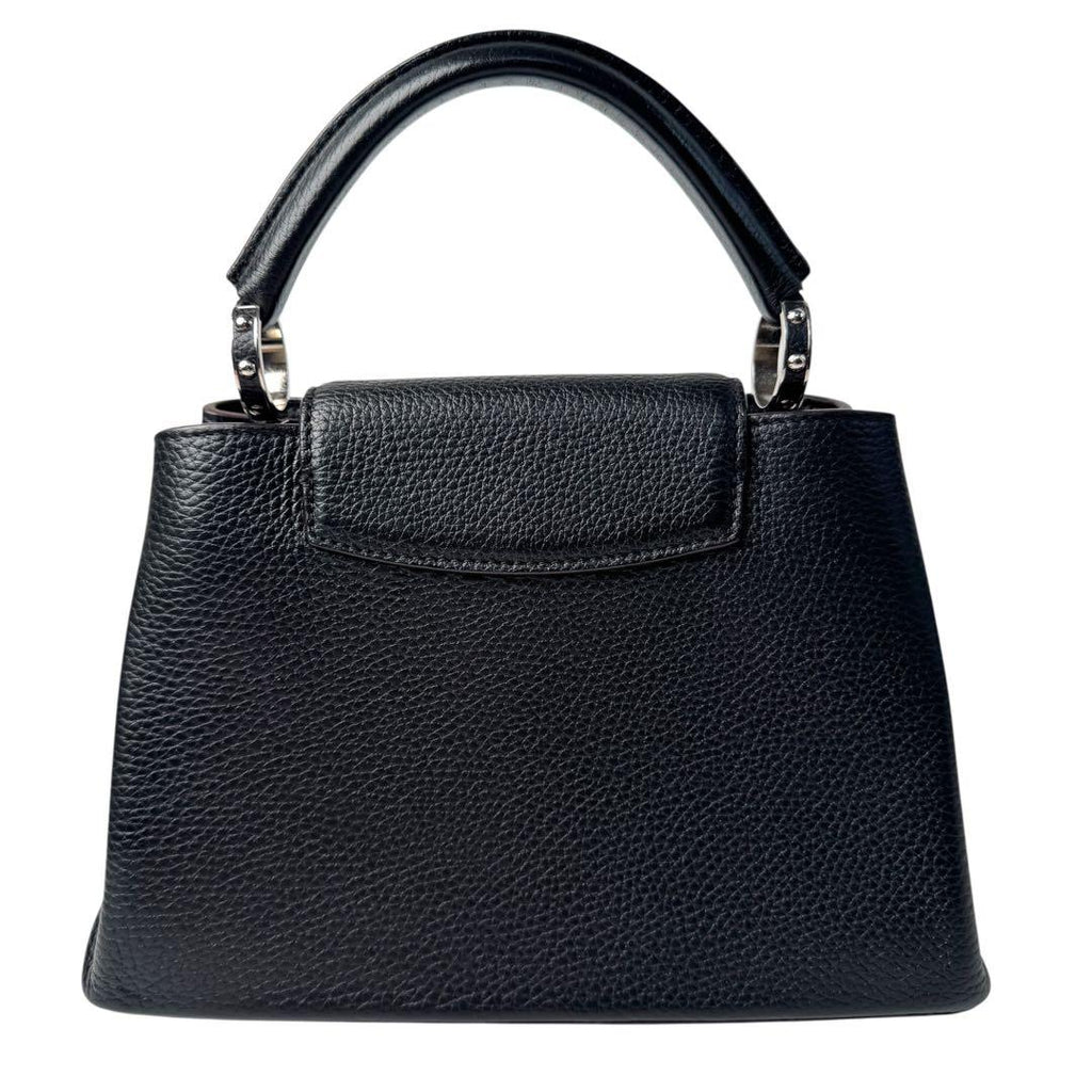 Louis Vuitton Capucines BB Shoulder Handbag Black — view 3