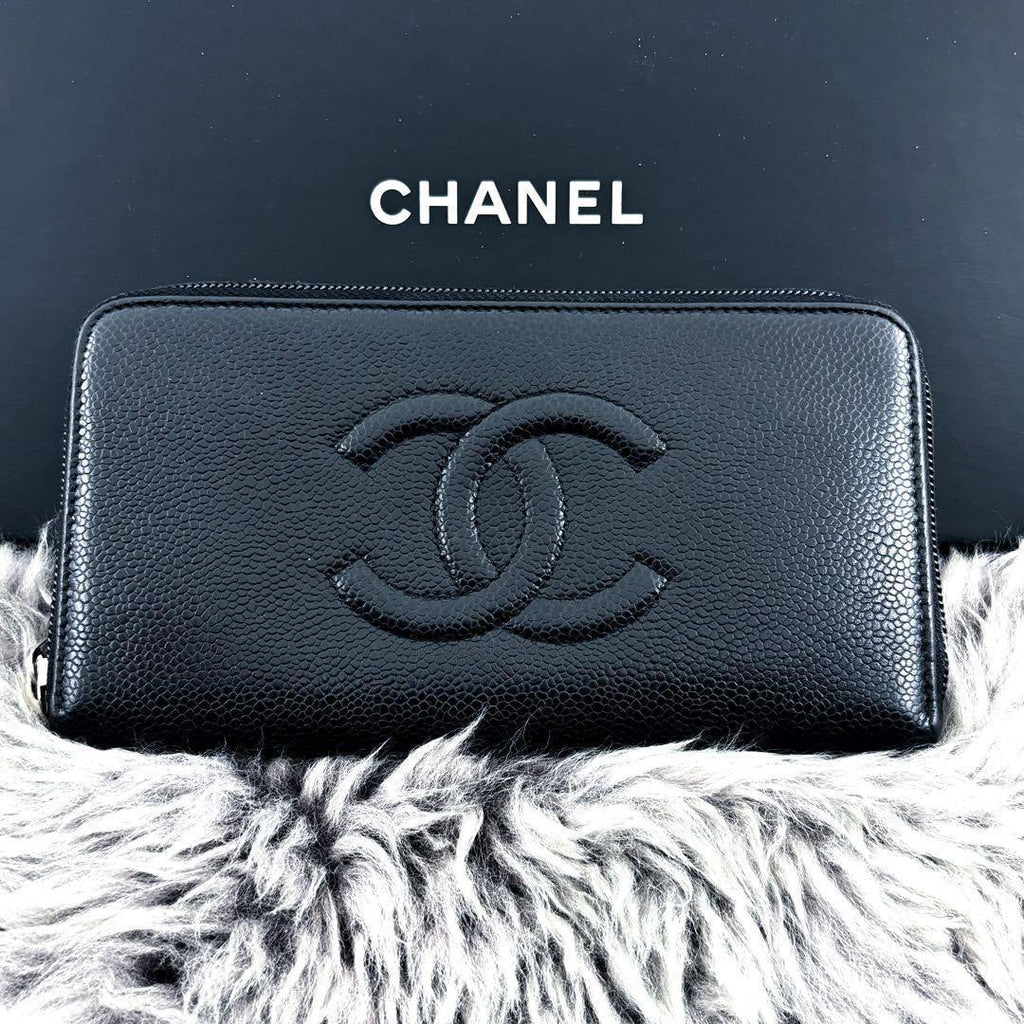 Chanel Super New Wallet Coco Stitch Caviar — view 2