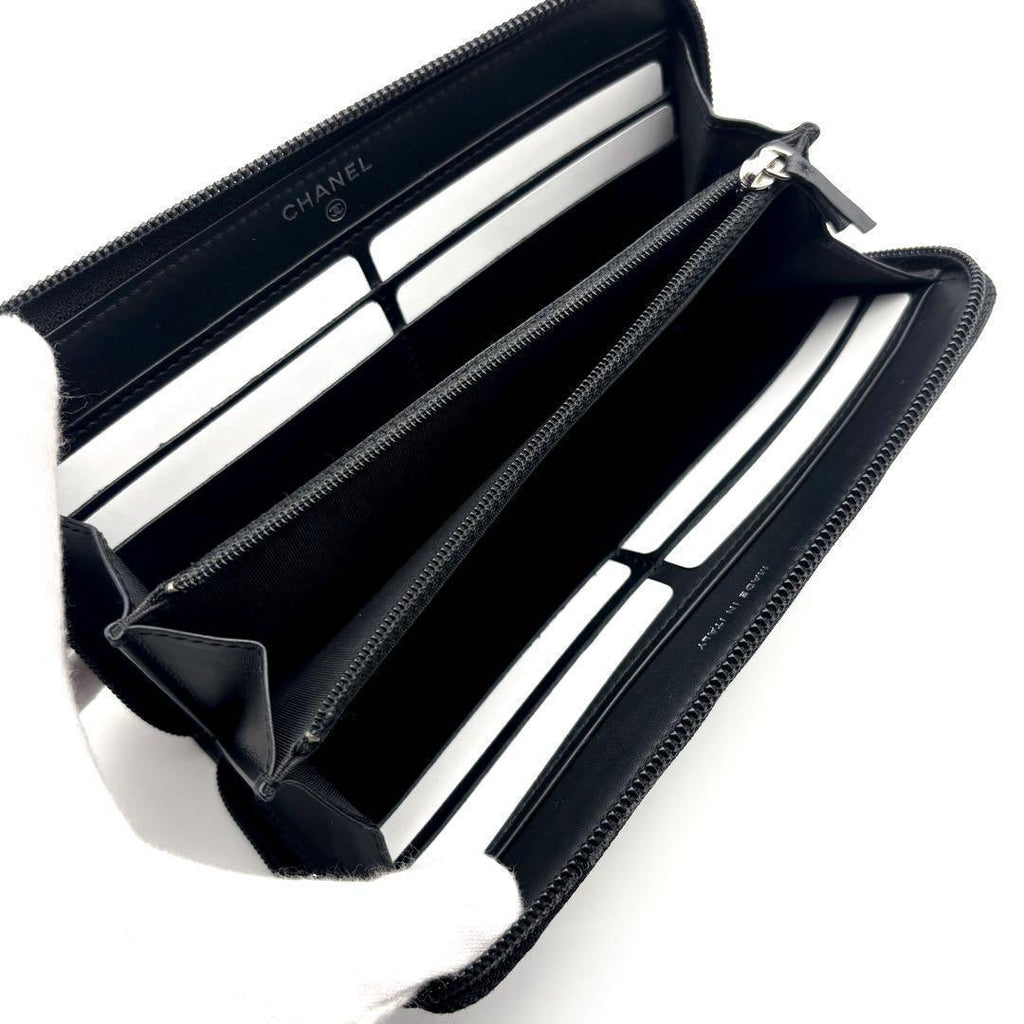Chanel Super New Wallet Coco Stitch Caviar — view 4