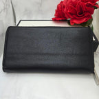 Gucci Logo Zip Around Wallet Black — view 2