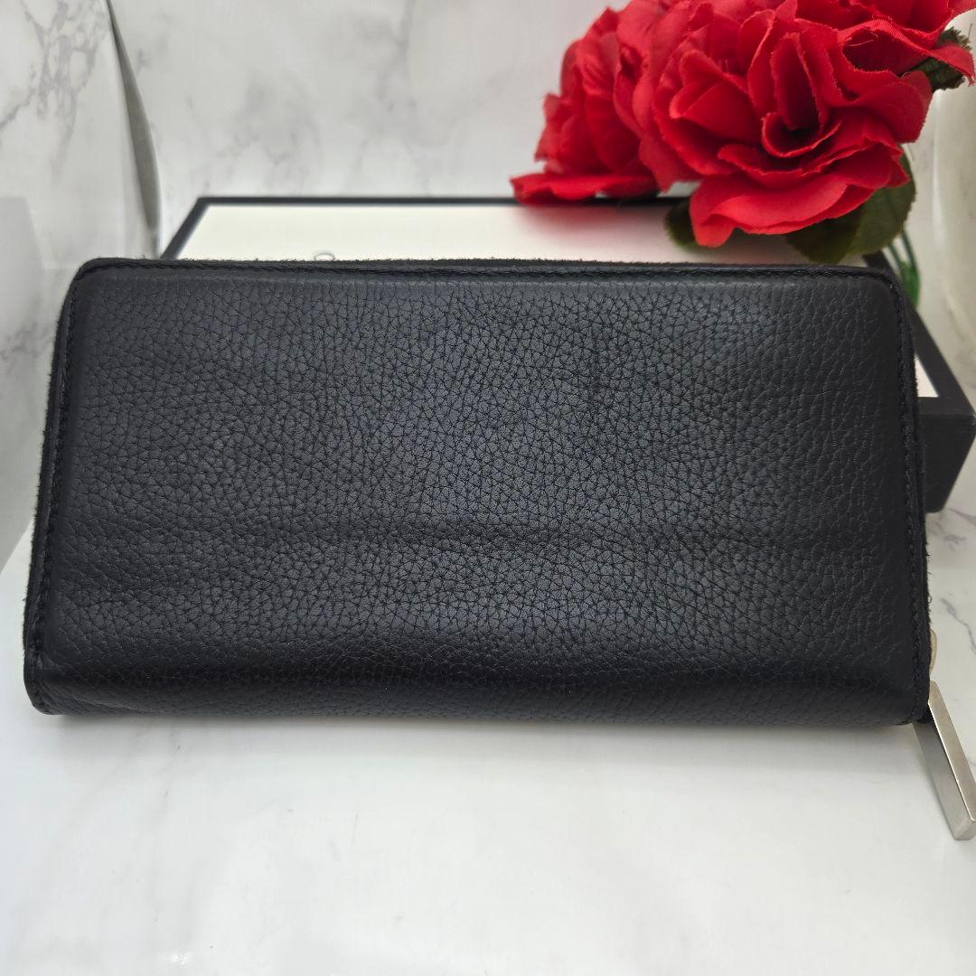 Gucci Logo Zip Around Wallet Black — view 2
