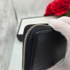 Gucci Logo Zip Around Wallet Black — view 7