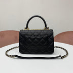 Chanel Top Handle Quilted CC Logo Chain — view 3