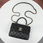 Chanel Top Handle Quilted CC Logo Chain — view 5