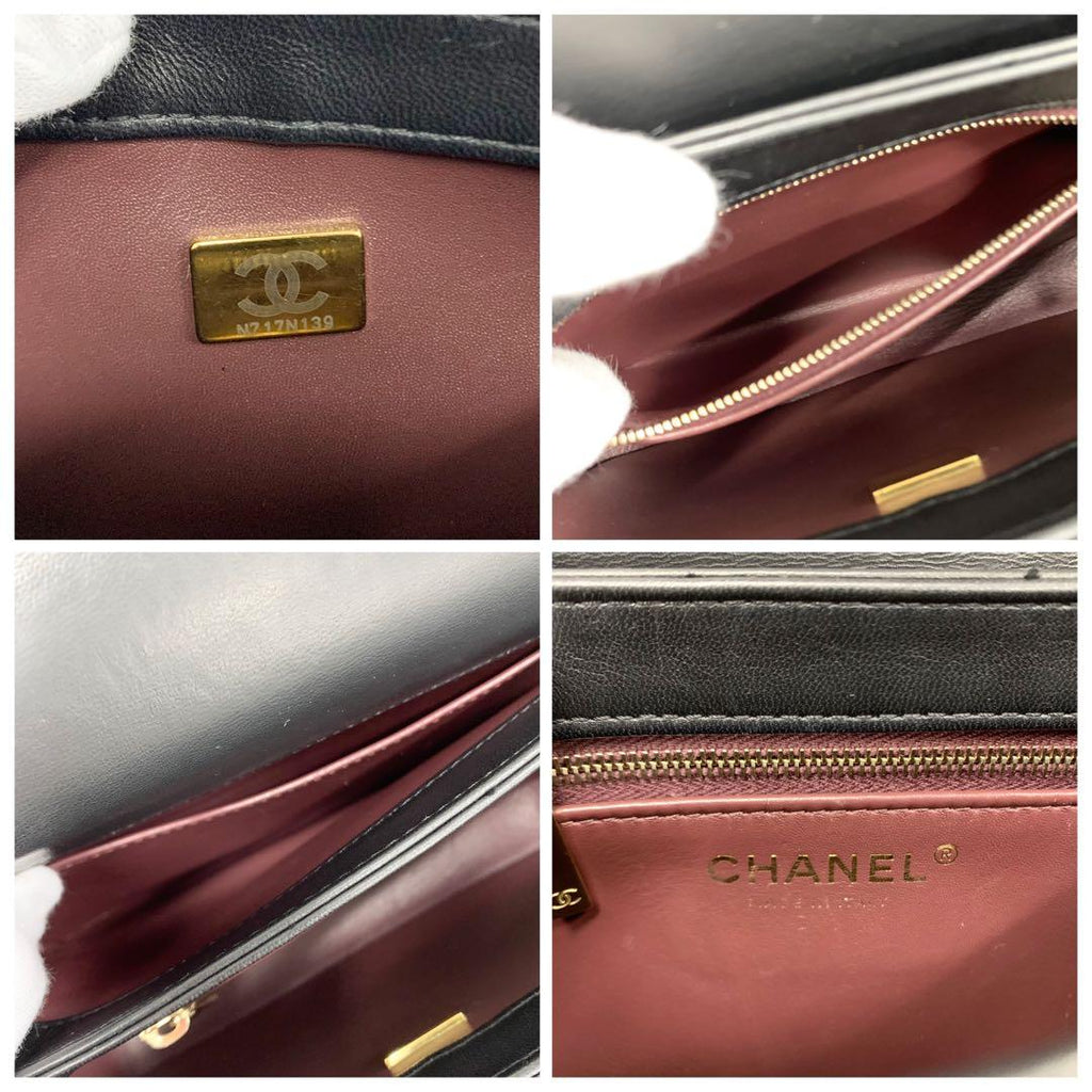Chanel Top Handle Quilted CC Logo Chain — view 8