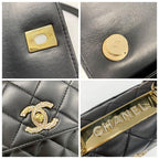 Chanel Top Handle Quilted CC Logo Chain — view 9