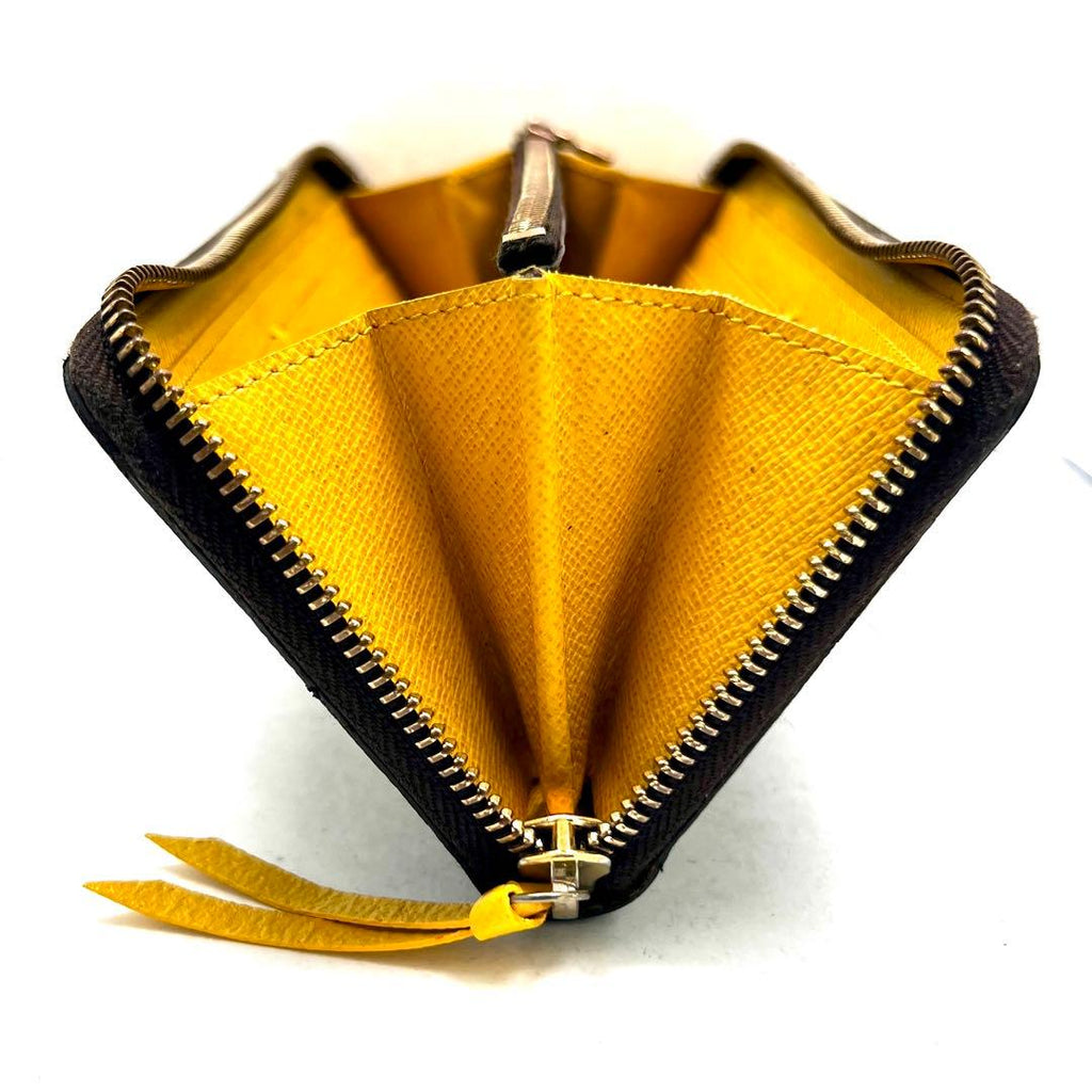 Louis Vuitton Monogram Portefeuille Clemence Yellow Wallet — view 3
