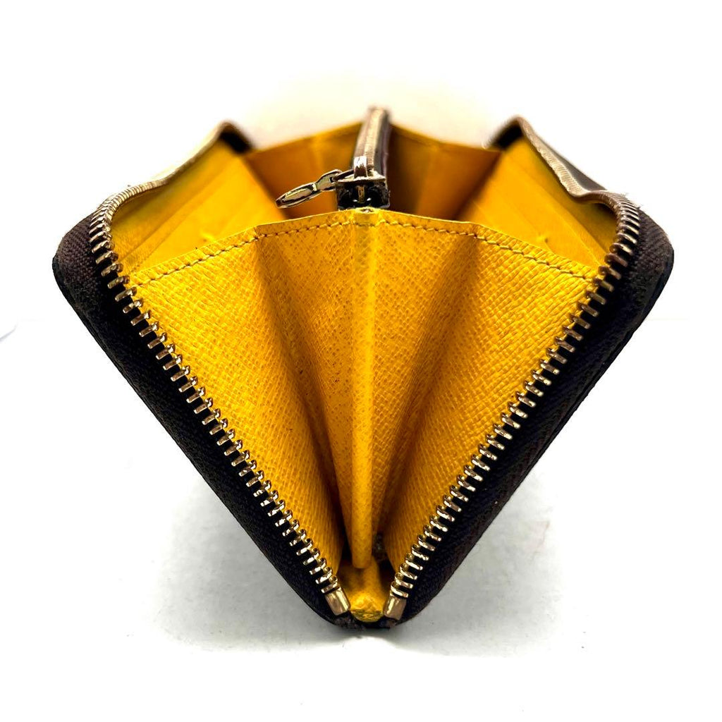 Louis Vuitton Monogram Portefeuille Clemence Yellow Wallet — view 4