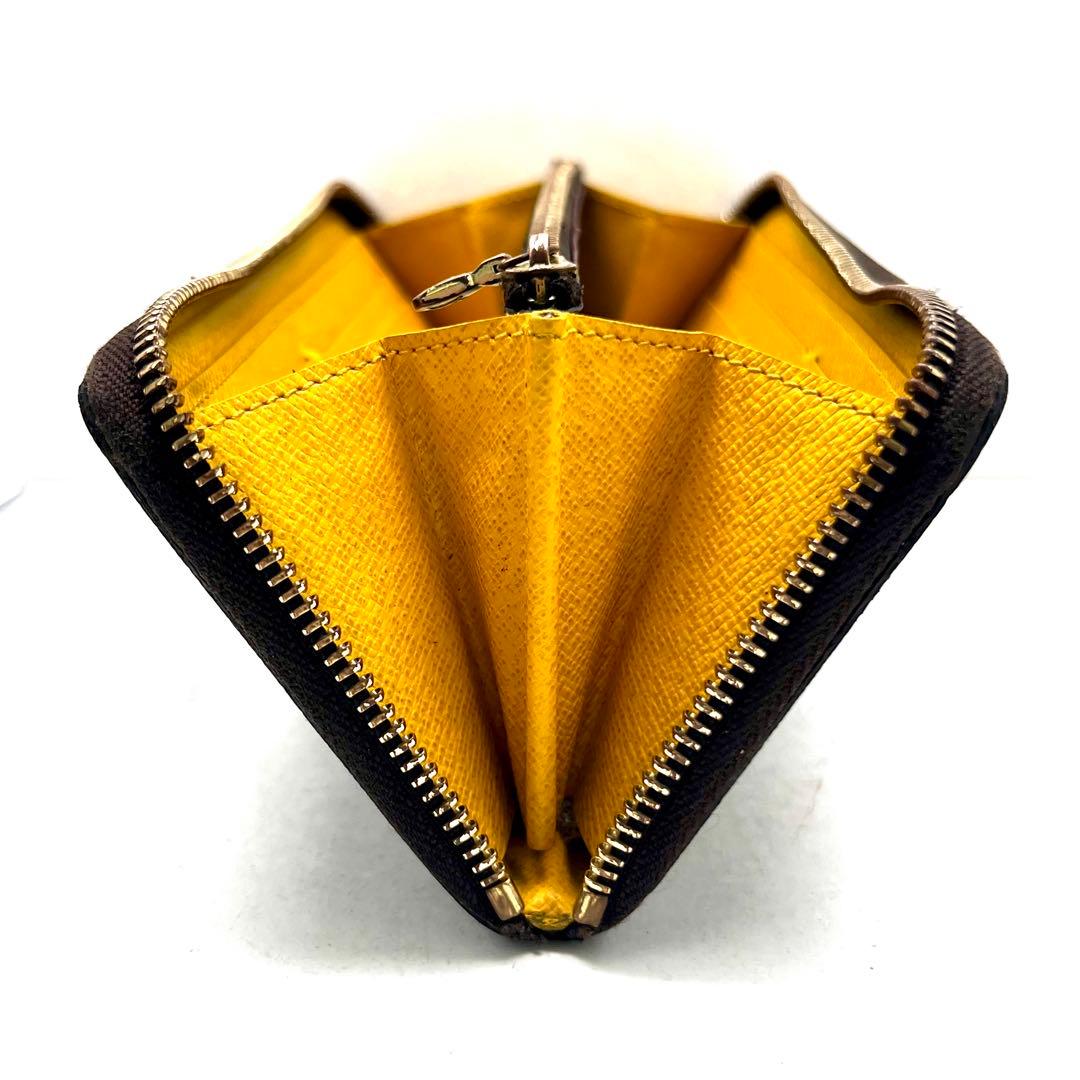 Louis Vuitton Monogram Portefeuille Clemence Yellow Wallet — view 4
