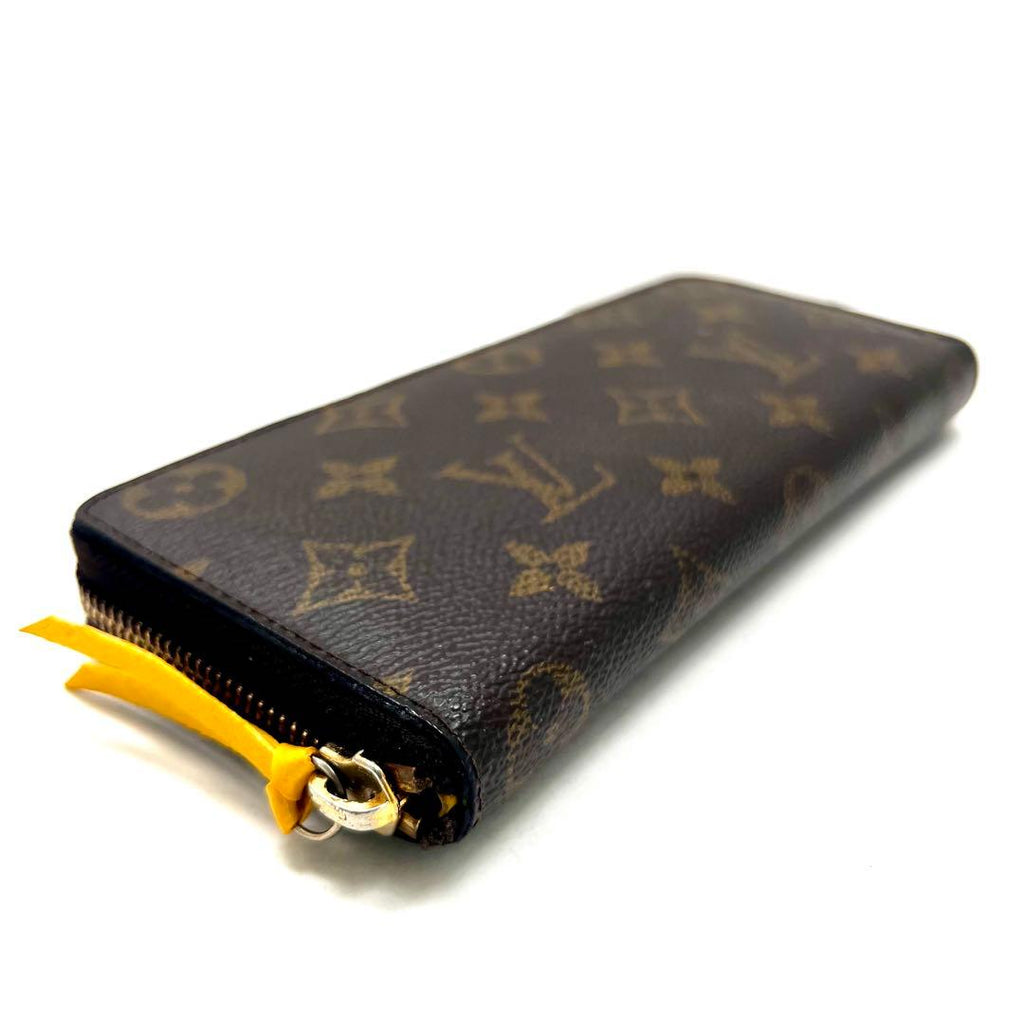 Louis Vuitton Monogram Portefeuille Clemence Yellow Wallet — view 5