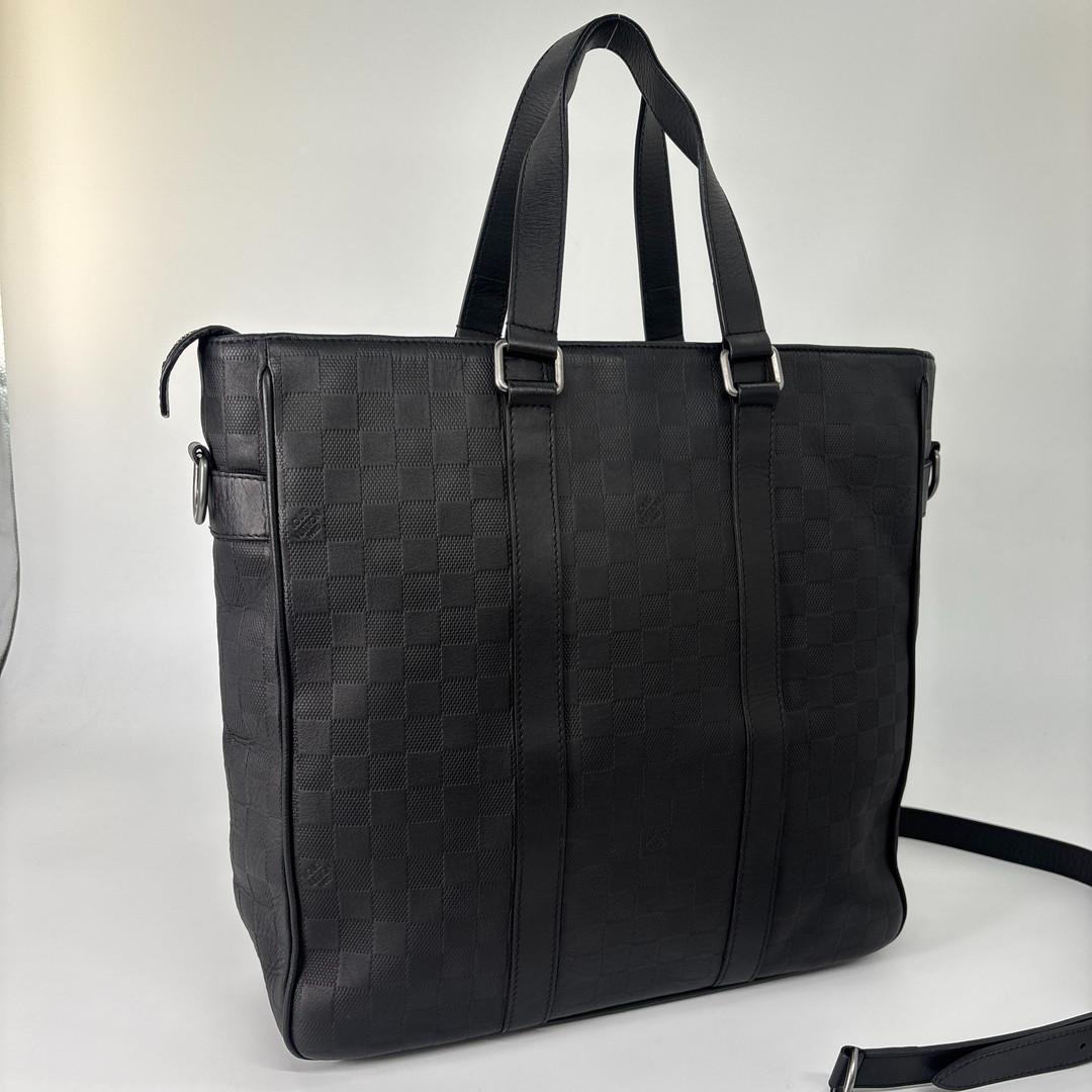 Louis Vuitton Damier Infini Tadao Tote Bag Black — view 3