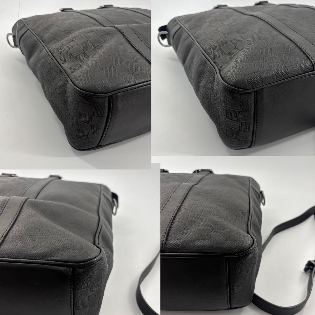 Louis Vuitton Damier Infini Tadao Tote Bag Black — view 7
