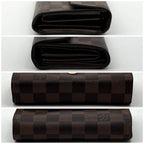 Louis Vuitton Portefeuille Alexandra Damier Trifold Brown Wallet — view 4