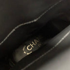 Chanel CC Logo Calfskin Lapel Mid Boots Black Brown — view 7