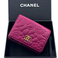 Chanel Wallet Camellia Stitch Trifold