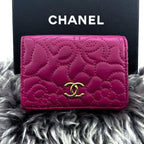 Chanel Wallet Camellia Stitch Trifold — view 2