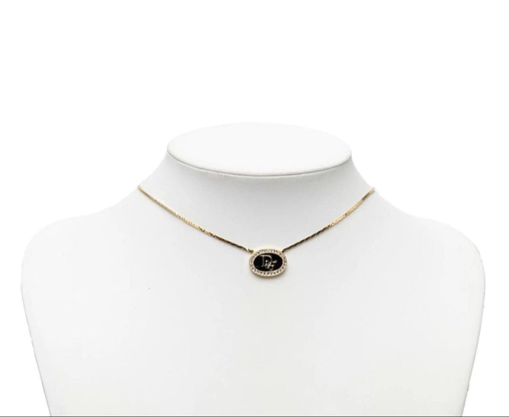 Dior Logo Necklace Gold — view 2
