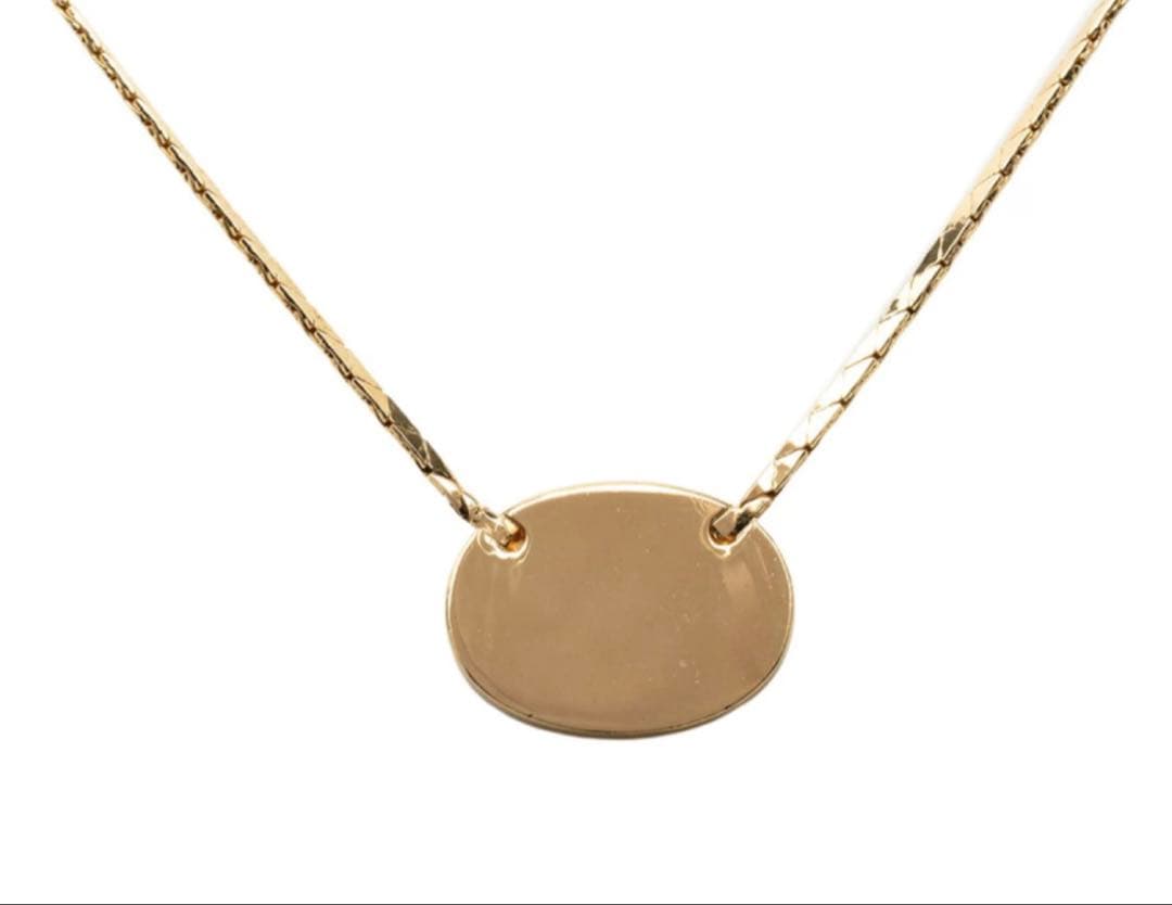 Dior Logo Necklace Gold — view 4