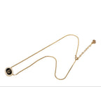 Dior Logo Necklace Gold — view 5
