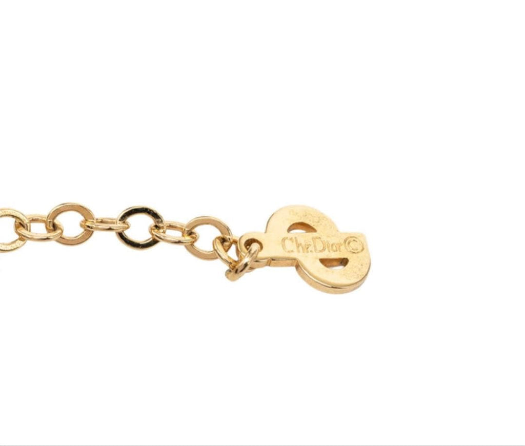Dior Logo Necklace Gold — view 6