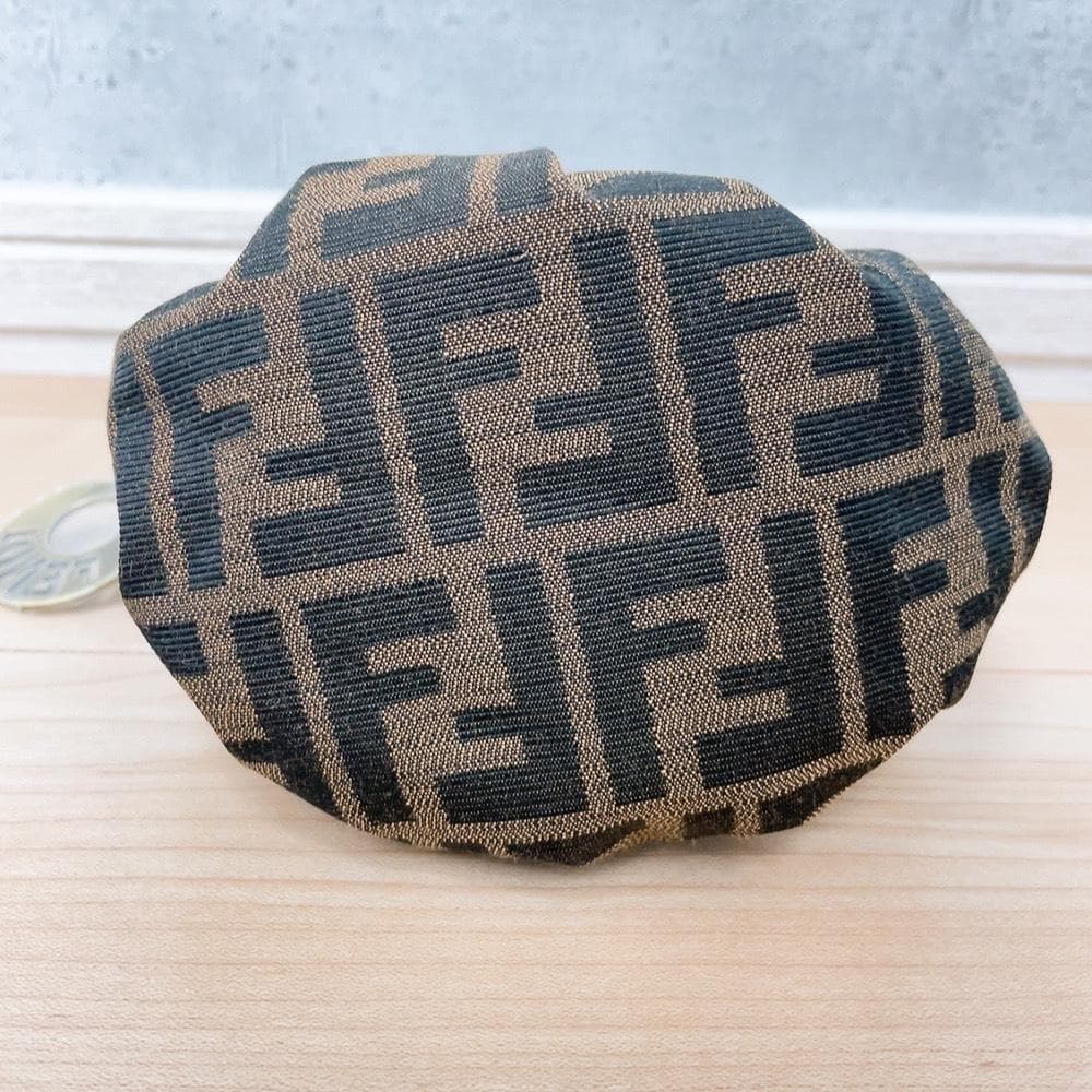 Fendi Zucca Handbag Charm Canvas — view 4