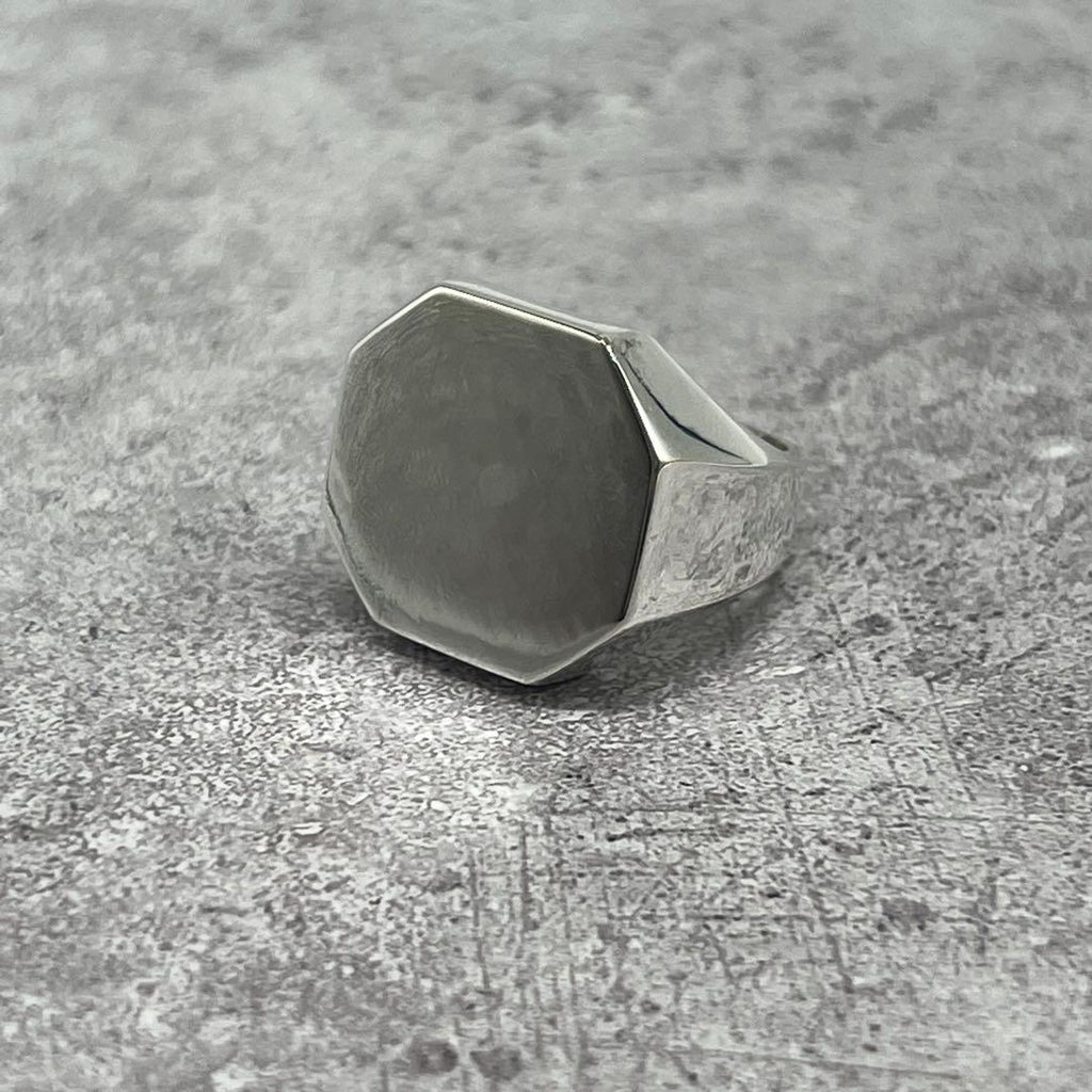 Bottega Veneta Octagon Signet Ring