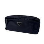 Prada Triangle Logo Travel Pouch