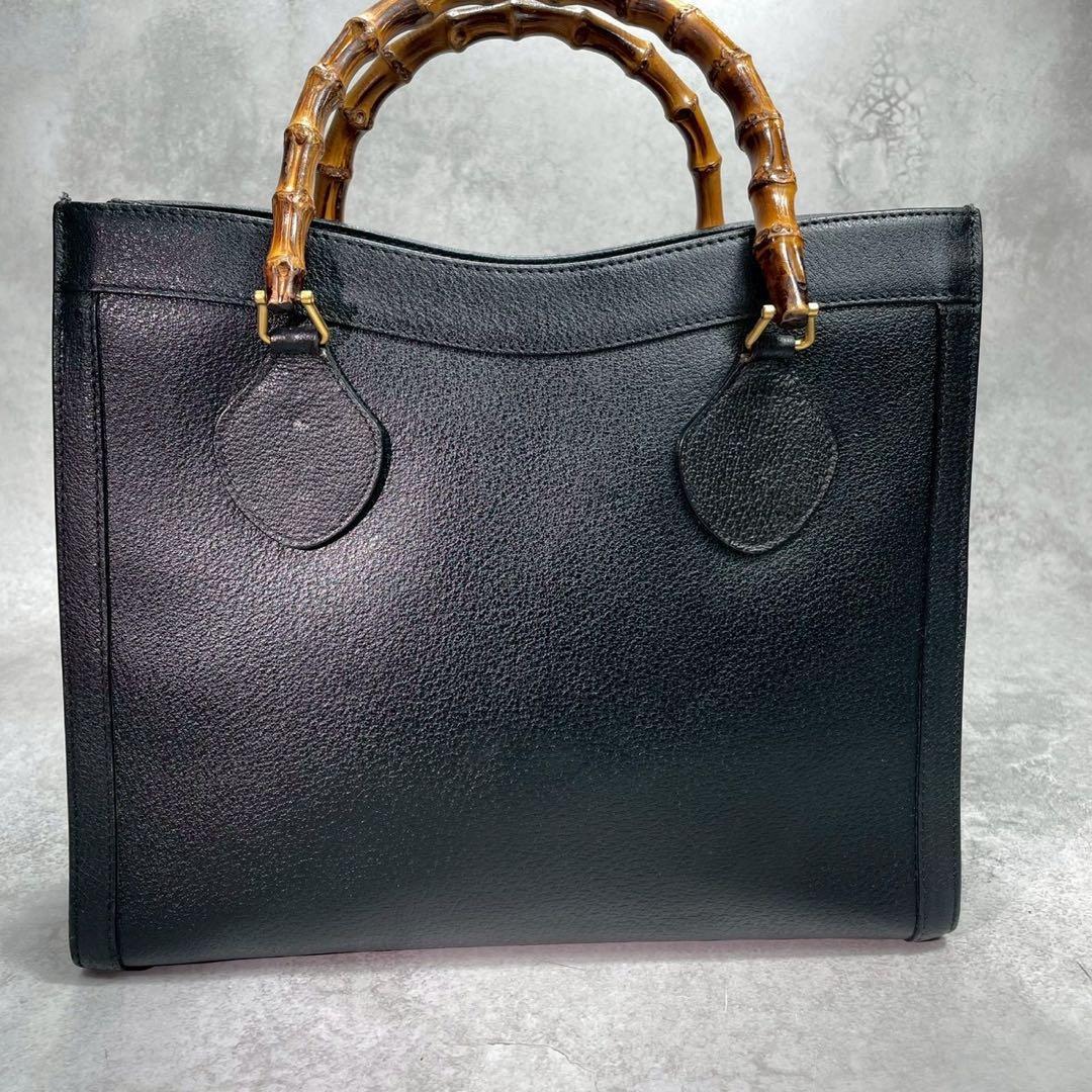 Gucci Handbag Diana Bamboo Black Leather — view 2