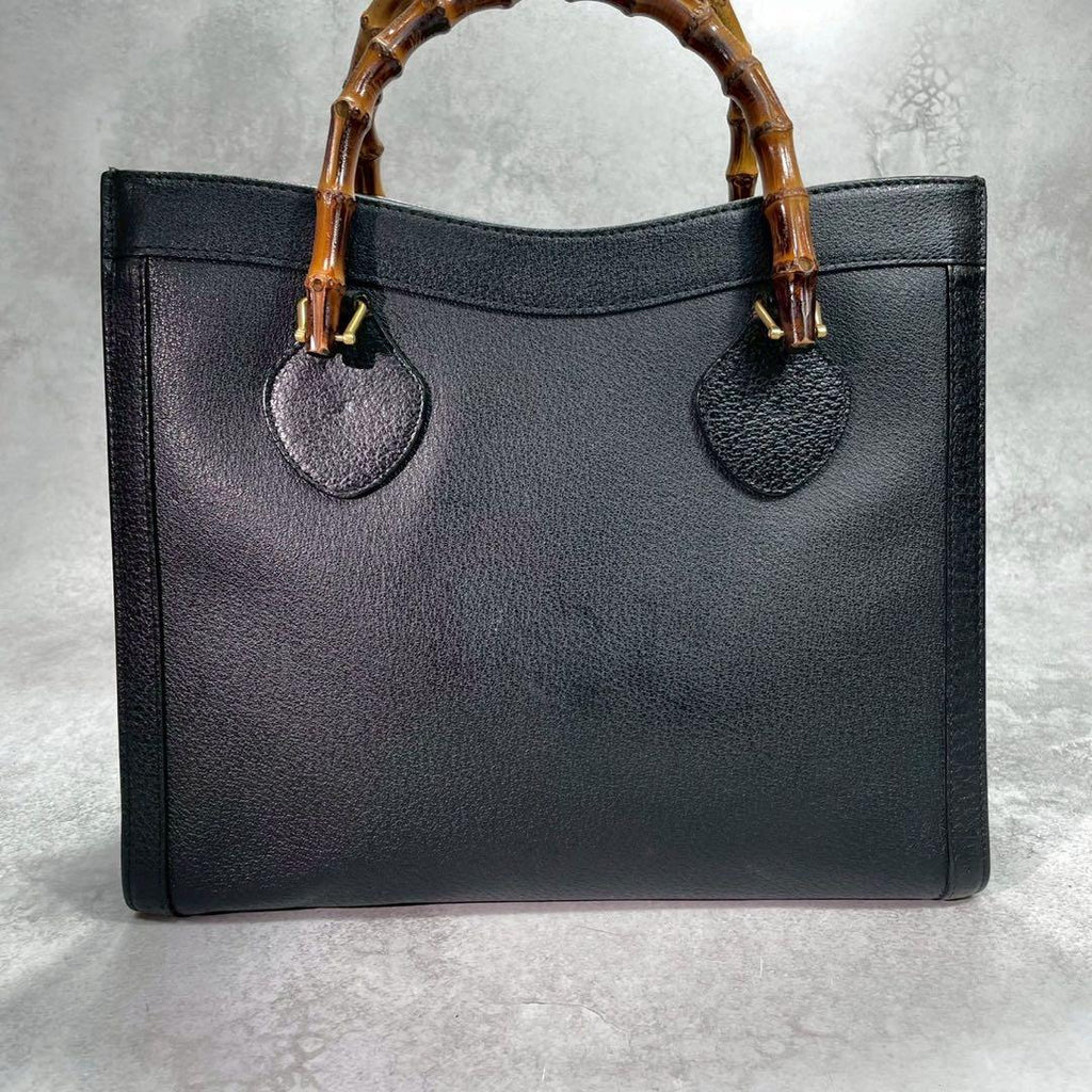 Gucci Handbag Diana Bamboo Black Leather — view 3