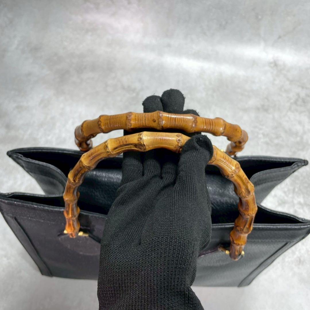 Gucci Handbag Diana Bamboo Black Leather — view 4