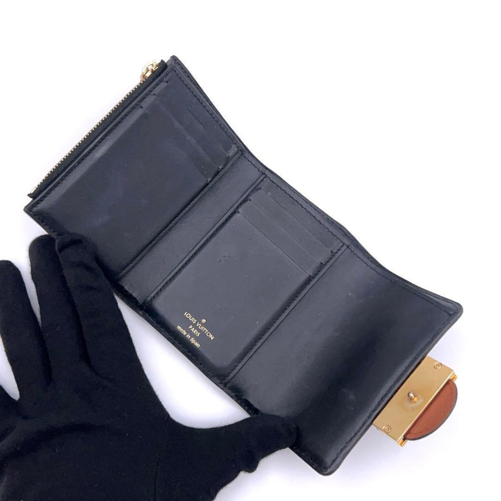 Louis Vuitton Monogram Reverse Dauphine Compact Trifold Wallet — view 3