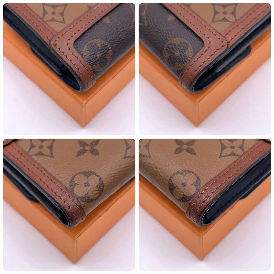 Louis Vuitton Monogram Reverse Dauphine Compact Trifold Wallet — view 8