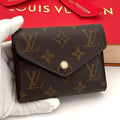 Louis Vuitton Wallet Monogram Portefeuille Victorine Brown