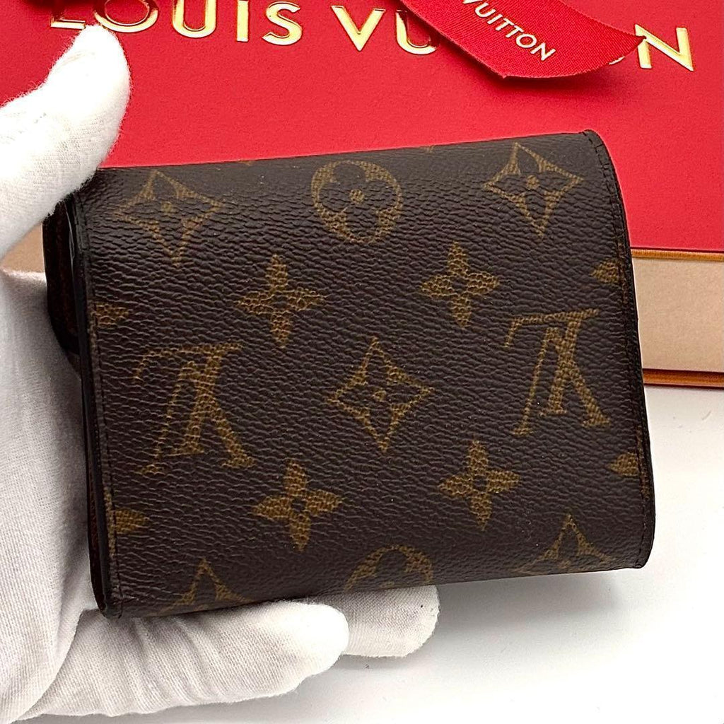 Louis Vuitton Wallet Monogram Portefeuille Victorine Brown — view 2